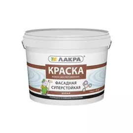 Краска фасадная белая 14кг Л-С