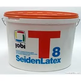 краска jobi t8 10л seidenlatex латексная п/глянцевая 11910