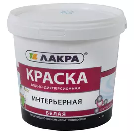 краска лакра интерьерная белая 1,3кг