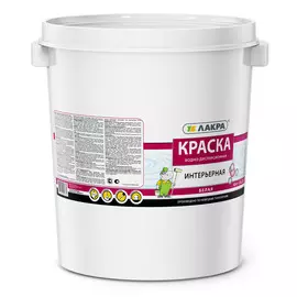 краска лакра интерьерная белая 40кг