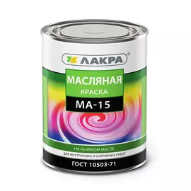 краска ма-15 зеленый 0,9кг /лакра/