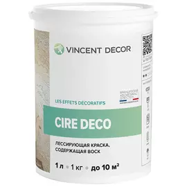 краска vincent cire deco лессирующая воск 1л