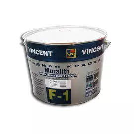 краска vincent f-1 muralith фасадная 9л