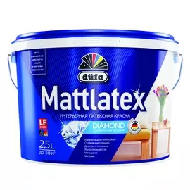 краска dufa mattlatex rd100 латексная для стен и потолков база а 2,5л