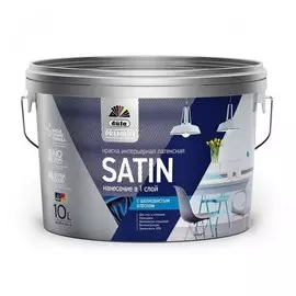 краска в/д dufa premium satin латексная с шелковистым блеском 10л