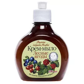 Крем-мыло РЕЦЕПТЫ Б.АГАФЬИ 300мл Лесные ягоды