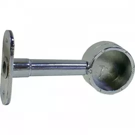 Крепление труб к стене регулируемое торцевое, хром (1 шт) - пакет Tech-Krep