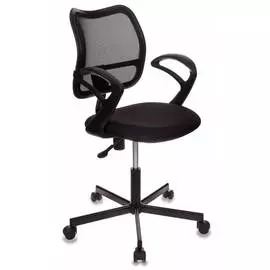 Кресло Бюрократ CH-1799/BLACK спинка сетка черный сиденье черный крестовина металл