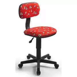 Кресло Бюрократ CH-201NX/DOGS-RD красный собачки Dogs-Rd