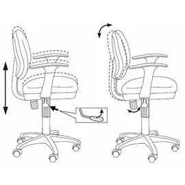 Кресло Бюрократ CH-356AXSN
