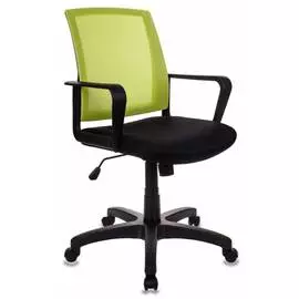 Кресло Бюрократ CH-498/SD/TW-11 спинка сетка салатовый сиденье черный TW-11