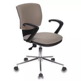 Кресло Бюрократ CH-636AXSL/BEIGE бежевый Bahama крестовина хром