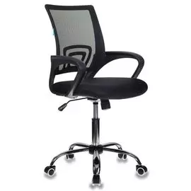 Кресло Бюрократ CH-695SL/BLACK спинка сетка черный TW-01 сиденье черный TW-11 крестовина хром