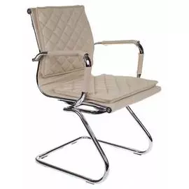 Кресло Бюрократ CH-991-LOW-V/IVORY низкая спинка слоновая кость искусственная кожа