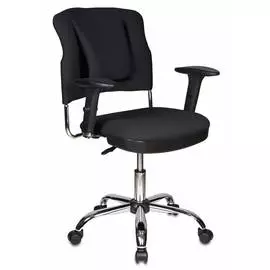 Кресло Бюрократ CH-H323AXSN/B спинка динамичная поддержка черный 26-28 крестовина хром