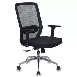 Кресло Бюрократ MC-715/B/26-B01 черный BM-11 26-В01 сетка/ткань крестовина алюминий