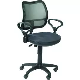 Кресло Бюрократ серое TW-12 CH-799/DG/TW-12 (0,54*0,47(0,6)*,91/1,04)