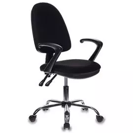 Кресло Бюрократ T-610SL/BLACK черный JP-15-2 крестовина хром