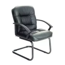 Кресло Бюрократ T-9908AXSN-Low-V низкая спинка черный кожа