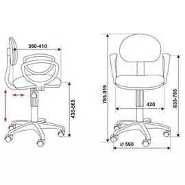 Кресло детское Бюрократ CH-213AXN/DOLLS-GR