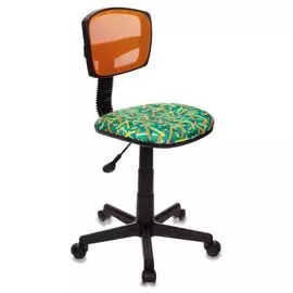 Кресло детское Бюрократ CH-299/OR/PENCIL-GN спинка сетка зеленый карандаши