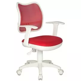 Кресло детское Бюрократ CH-W797/R/TW-97N спинка сетка красный сиденье красный TW-97N (пластик белый)