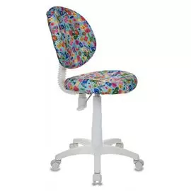 Кресло детское Бюрократ KD-W6/MARK-LB голубой марки (пластик белый)