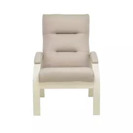 Кресло дизайнерское Leset Лион 104х80см слоновая кость, ткань бежевый