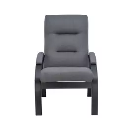 кресло дизайнерское leset лион 104х80см ткань малмо95 серый