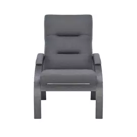 кресло дизайнерское leset лион 104х80см ткань малмо95 серый