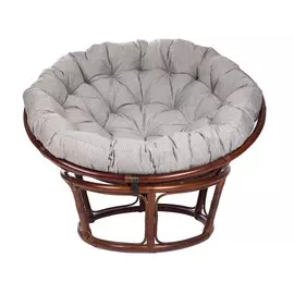 Кресло для отдыха Rattang Design PAPASUN CHAIR с подушкой коньяк