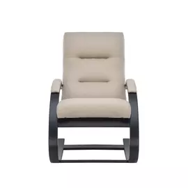кресло-качалка leset милано 104х80см венге, ткань бежевый