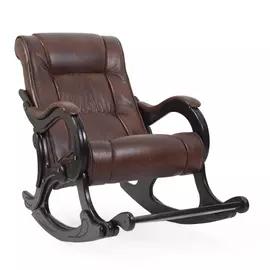 кресло-качалка ми модель 77 венге (венге, к/з antik crocodile)