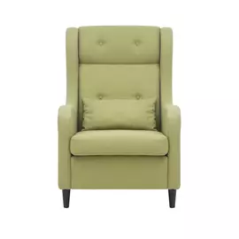 Кресло классическое Leset 102х70см ткань зеленый