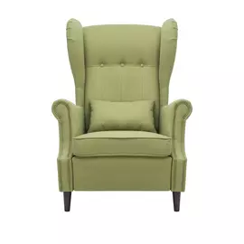 кресло классическое Leset Монтего 107х81см ткань зеленый