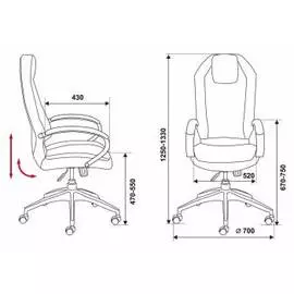 Кресло руководителя Бюрократ _Aura