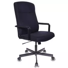 Кресло руководителя Бюрократ DOMINUS-FB черный TS-584 крестовина металл