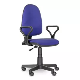 кресло utfc престиж самба с-15 (черно-синий мелкая клетка)