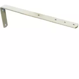 Кронштнейн бытовой белый 50*50*20*4.0 мм - накл. Tech-Krep