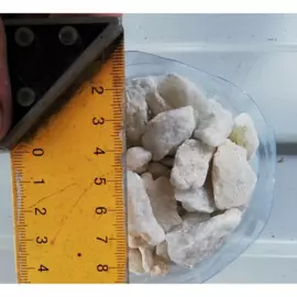 крошка мраморная белая (фр 10-30мм) 15кг