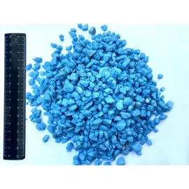 Крошка мраморная голубая (крашенная) 5-10мм