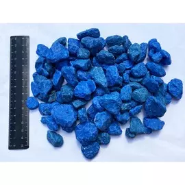 Крошка мраморная синяя (крашенная) 10-30мм