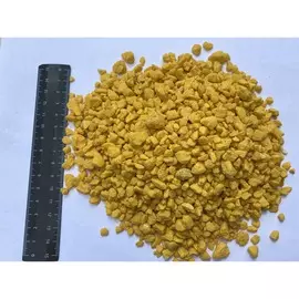 Крошка мраморная желтая (крашенная) 5-10мм