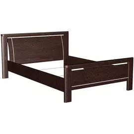 Кровать 2-х спальнвя Магнолия без основания,без матраса(1,86*2,20*0,92) дуб венге с/м 2,0*1,6