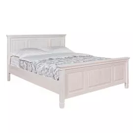 Кровать Вайле-160 белый воск (1,6*2,0)