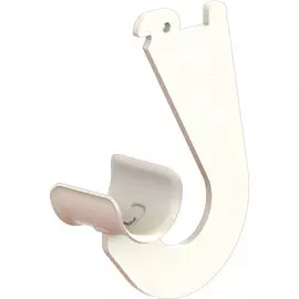 Крючок для штанги 25 мм, белый