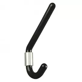 крючок мебельный 112/113 черный/серебро