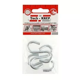 Крючок S-образный М4 (5 шт) - пакет Tech-Krep
