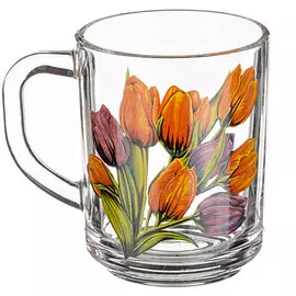 Кружка 250мл Тюльпаны 484-284