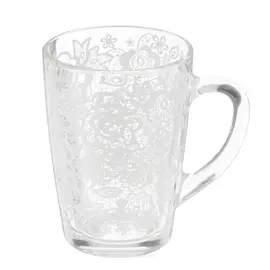 Кружка 300мл КАПУЧИНО КРУЖЕВО БЕЛОЕ